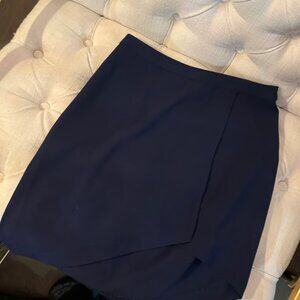 Like new mini navy blue skirt
